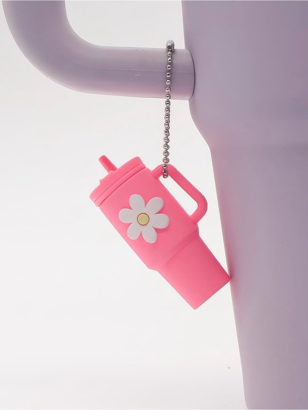 Daisy Cup Bag Charms ( Pink / Teal / LightPink )